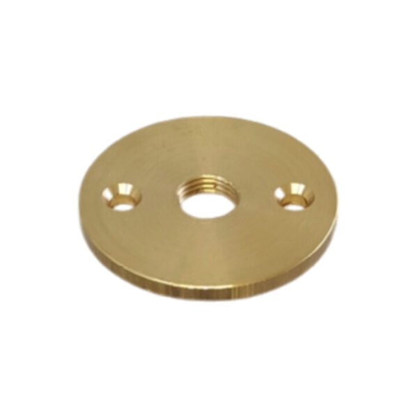 Disco Ø40x3mm M10/100 2 taladros brocados latón