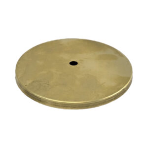 Tapa plana Ø142x10mm latón