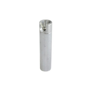 Foco tubo Ø25x115mm ranura 16mm para rótula taladro M10/100 (2 piezas) aluminio