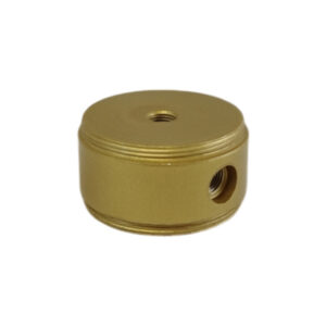 Tapa roscada Ø55x20mm 3 tal. M10/100 en "T" oro técnico