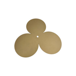 Disco trébol Ø280x1mm taladro Ø10mm oro técnico