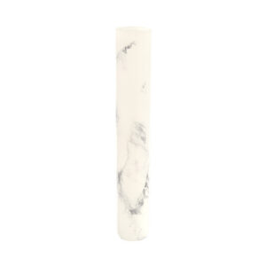 Tubo cristal estrías mármol negro Ø50x320mm